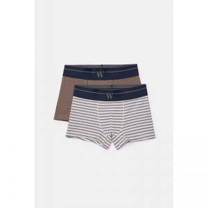 Jongens boxershorts 2-pack 022 donkergrijs
