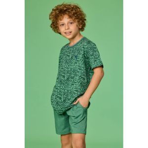 Jongens pyjama korte mouwen 913 palmbomen p