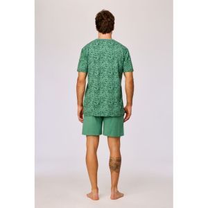 Herenpyjama korte mouwen 913 palmbomen p