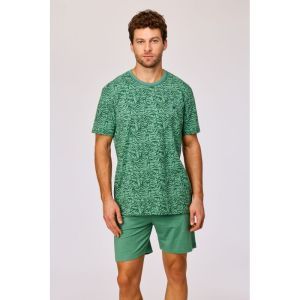 Herenpyjama korte mouwen 913 palmbomen p