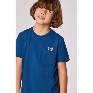 Jongens pyjama korte mouwen 887 donkerblauw