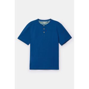 Herenpyjama korte mouwen 887 donkerblauw
