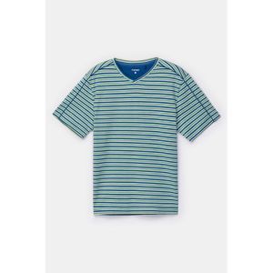 Herenpyjama korte mouwen 908 groen-blauw