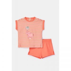 Baby meisjespyjama korte mouw 901 multicolor