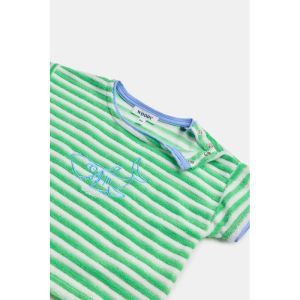 Setje in badstof 922 groene stre