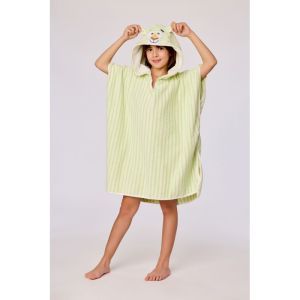 Badcape 919 groene stre