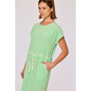 Kleedje in badstof 922 groene stre