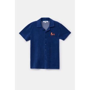 Set in badstof 873 donkerblauw