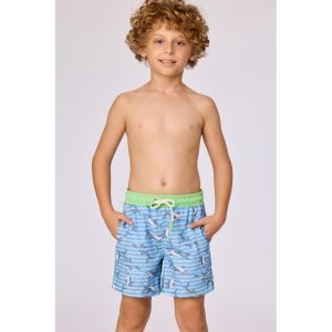 Jongens zwemshort 934 blauwe haai