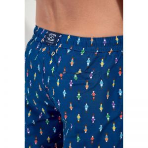 Beach Boxer - Calcio I0RA Navy print