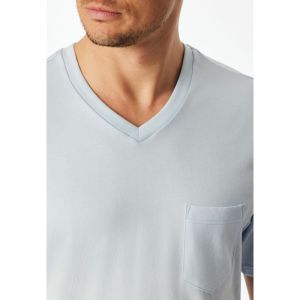 Herenpyjama met korte mouwen 805 lichtblauw