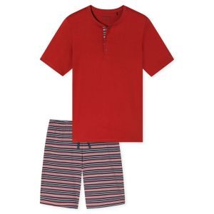 Heren pyjama korte mouwen 500 rot