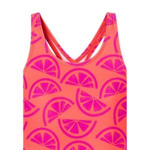 Meisjes badpak 620 vivid red