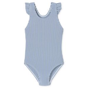 Meisjes badpak 803 dunkelblau