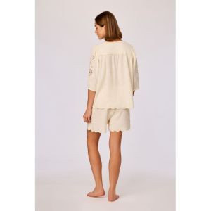 Setje in tetrastof 149 licht beige
