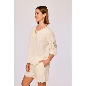Setje in tetrastof 149 licht beige