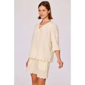 Setje in tetrastof 149 licht beige
