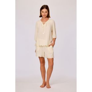 Setje in tetrastof 149 licht beige