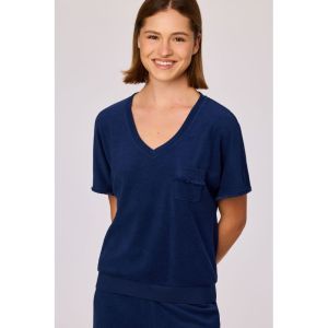 Setje in badstof 873 donkerblauw
