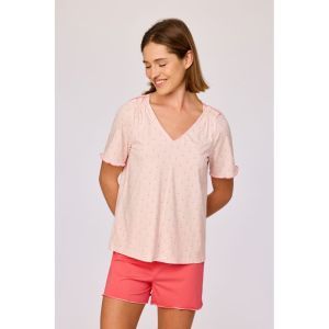 Dames pyjama korte mouwen 978 schelpjes r
