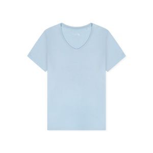 Damespyjama korte mouw 805 hellblau