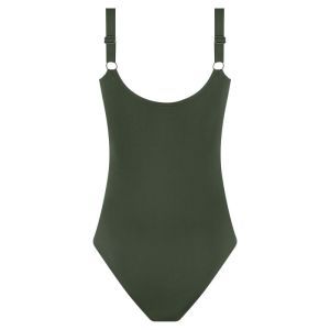 Swimsuit soft cup twisted 6194 Forest gre
