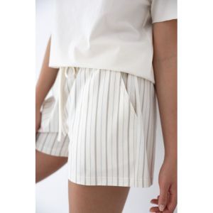 Pyjama Jemma korte mouwen wit