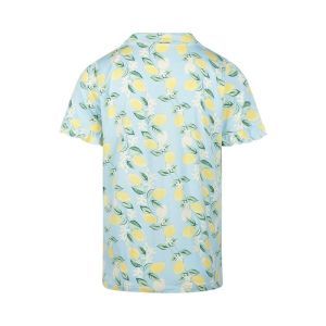Damespyjama doorknoop Light blue