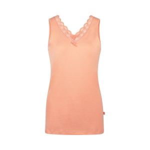 Damespyjama mouwloos Peach