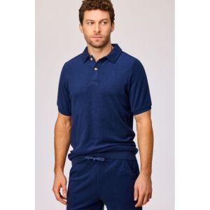 Heren set in badstof 873 donkerblauw