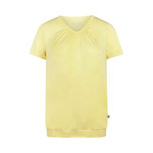 Damespyjama korte mouwen Light yellow