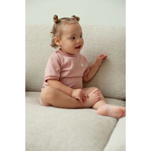 Feetje pyjama korte mouwen Mauve