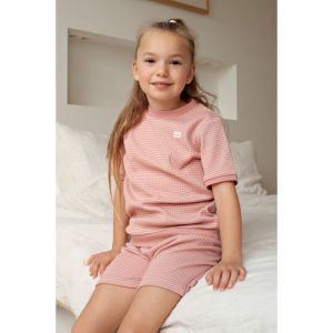 Feetje pyjama korte mouwen Mauve