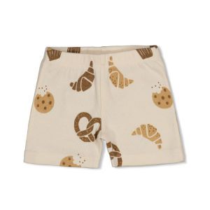 Feetje pyjama met korte mouwen Offwhite