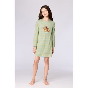 Slaapkleedje lange mouwen 911 blauw-groen