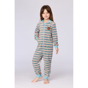 Unisex onesie in velours 920 multicolor