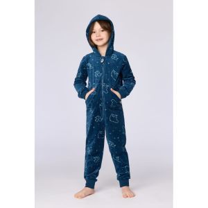 Unisex onesie in velours 924 galaxy prin