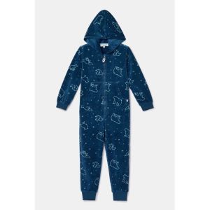 Unisex onesie in velours 924 galaxy prin