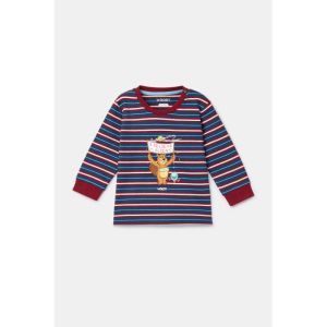 Baby jongenspyjama, lange mouw 903 donkerblauw