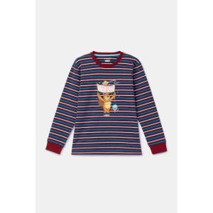 Jongenspyjama lange mouwen 903 donkerblauw