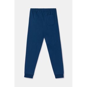Jongenspyjama lange mouwen 905 blauwe stre