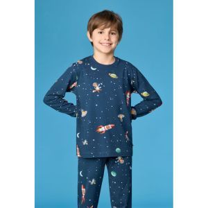 Jongenspyjama lange mouwen 914 galaxy allo