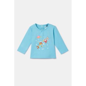 Baby meisjespyjama lange mouw 824 blauw