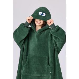 Oversized sweater 789 donkergroen