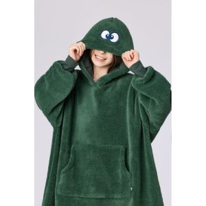Oversized sweater 789 donkergroen