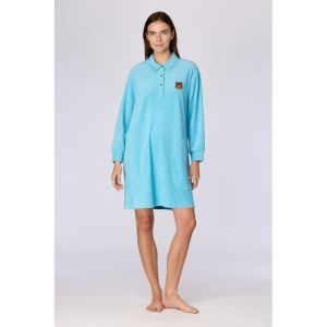Slaapkleedje in velours 824 blauw