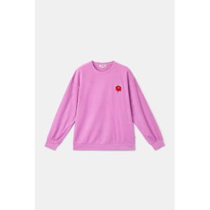 Damespyjama in velours 436 roze