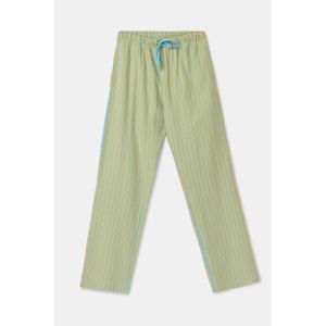Damespyjama lange mouwen 824 blauw