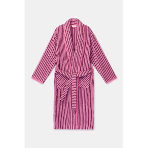 Dames badjas 901 roze streep