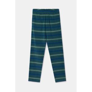 Herenpyjama lange mouwen 881 donkerblauw